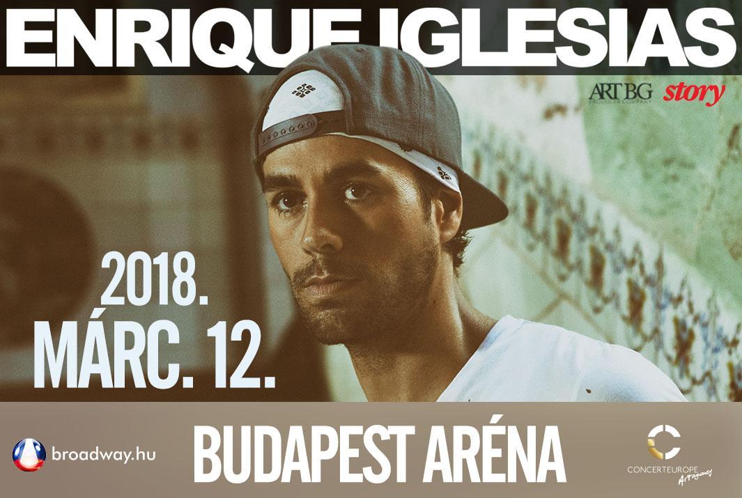 Enrique Iglesias dupla koncertet ad tavasszal Budapesten!